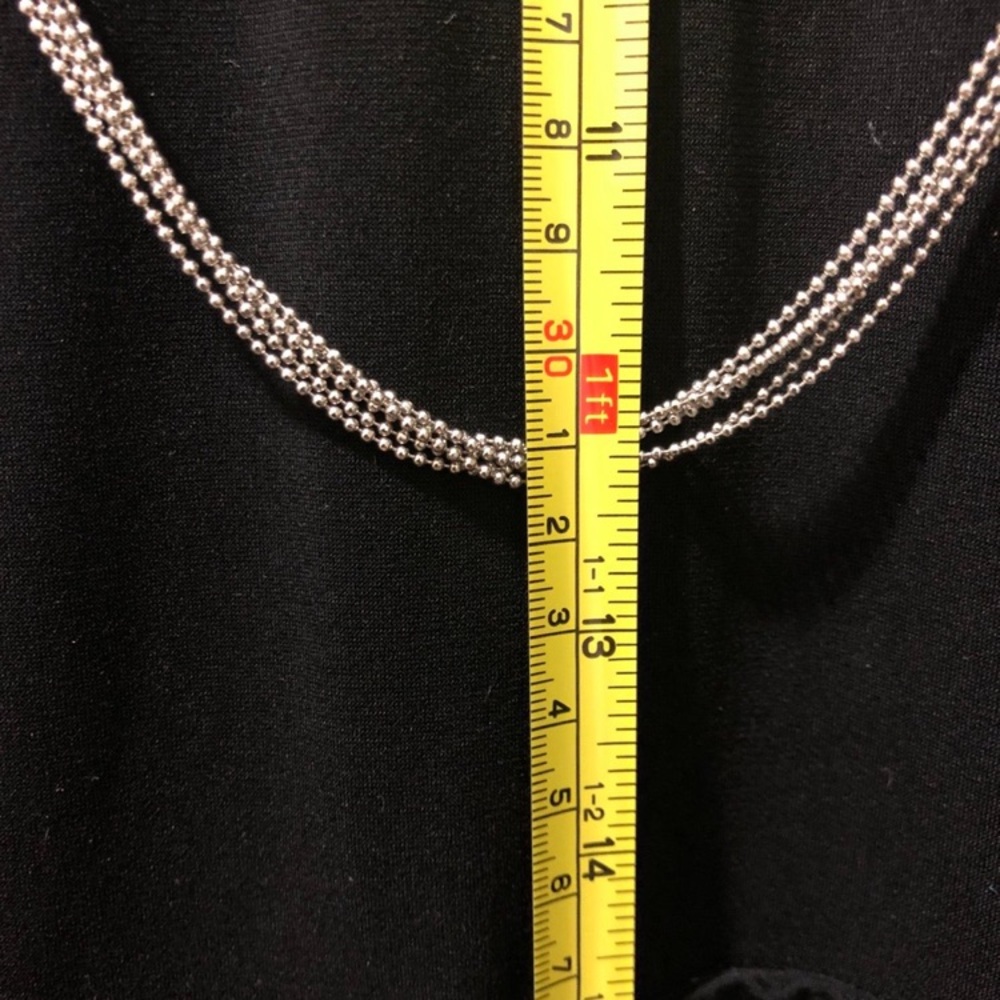 NWT Fashion Silver/Crystal Necklace - Picture 7 of 8